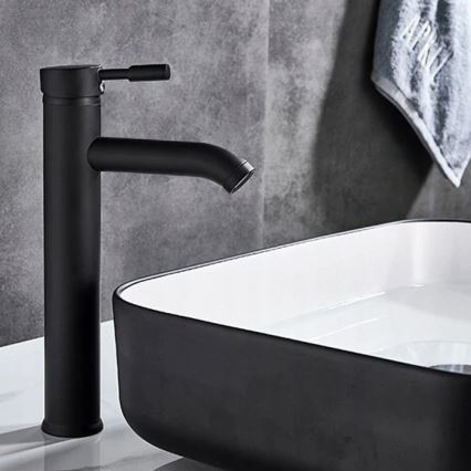 REA-B8665 - Grifo de lavabo GRAF 30,5 cm negro