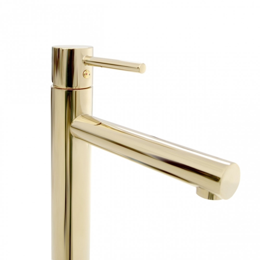 REA-B8803 - Grifo para lavabo TESS 31,5 cm dorado