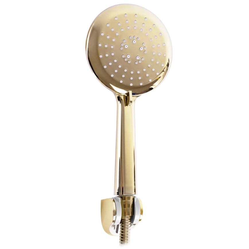 REA-B9932 - Set para bañera BLOOM blanco mate/dorado