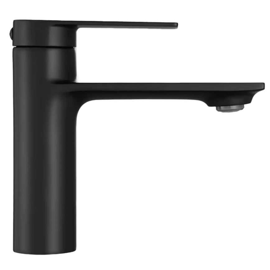 REA-B9986 - Grifo de lavabo STORM 15 cm negro mate