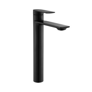 REA-B9988 - Grifo monomando para lavabo STORM, 29,5 cm, negro mate