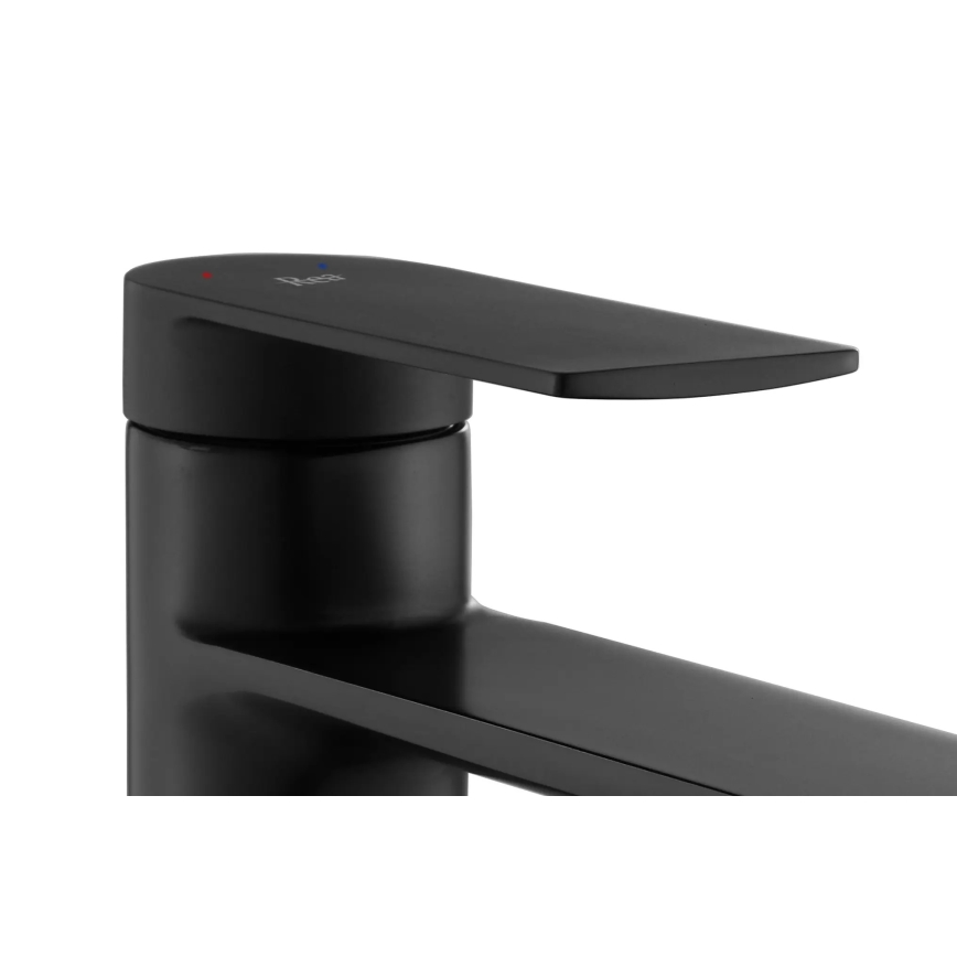REA-B9988 - Grifo monomando para lavabo STORM, 29,5 cm, negro mate