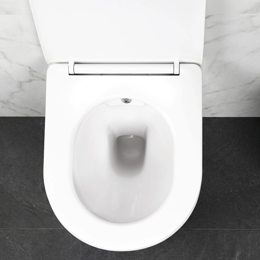 REA-C9701 - Inodoro suspendido con rociador bidé CARLO LUX cerámica/blanco