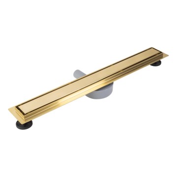 REA-G2704 - Canaleta de desagüe NEOX PRO 90 cm acero inoxidable/dorado cepillado