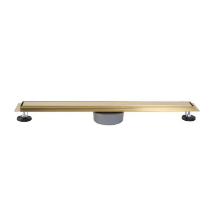 REA-G2704 - Canaleta de desagüe NEOX PRO 90 cm acero inoxidable/dorado cepillado