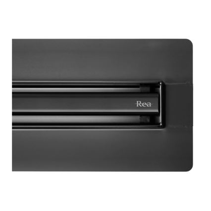 REA-G2710 - Canaleta de desagüe lineal NEOX SLIM 80 cm acero inoxidable/negro