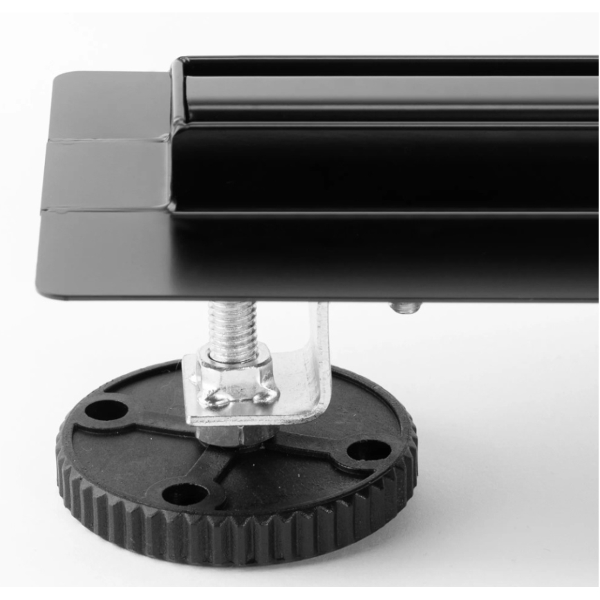 REA-G2710 - Canaleta de desagüe lineal NEOX SLIM 80 cm acero inoxidable/negro