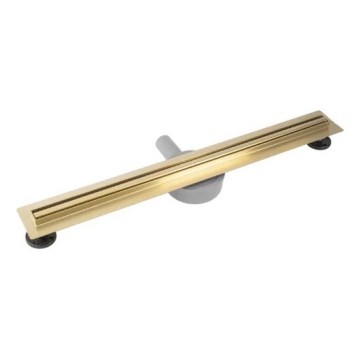 REA-G2714 - Canaleta de desagüe NEOX SLIM 70 cm acero inoxidable/dorado cepillado