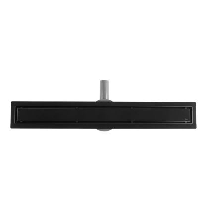 REA-G7803 - Canaleta de desagüe NEOX PRO 80 cm acero inoxidable/negro