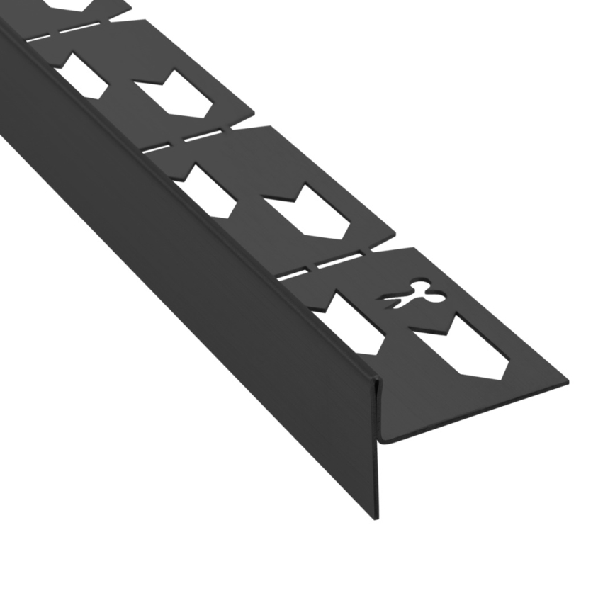 REA-K3218 - Perfil inclinado 140 cm negro