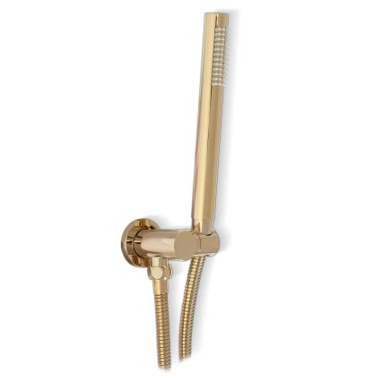 REA-P4110 - Juego de ducha LUNGO con grifería empotrada, acabado dorado