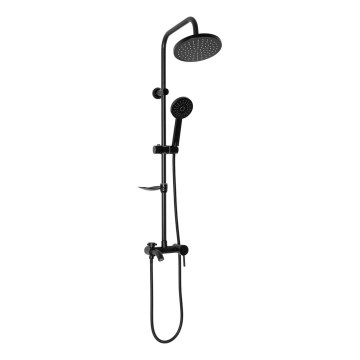 REA-P7005 - Set de ducha LUIS negro mate