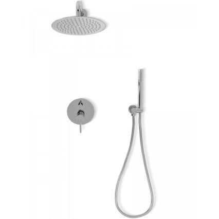 REA-P8007 - Set de ducha con grifería empotrada LUNGO, cromado brillante