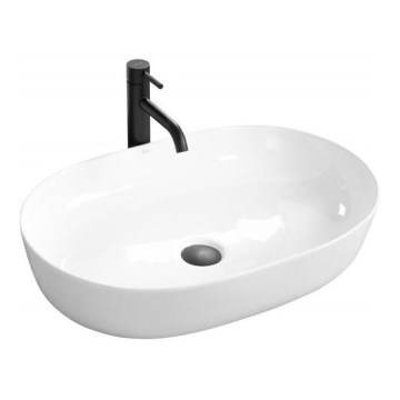 REA-U0024 - Lavabo sobre encimera CLEO 41x60,5 cm cerámica/blanco brillante
