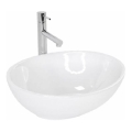 REA-U0133 - Lavabo sobre encimera SOFIA 34,5x41 cm cerámica/blanco brillante