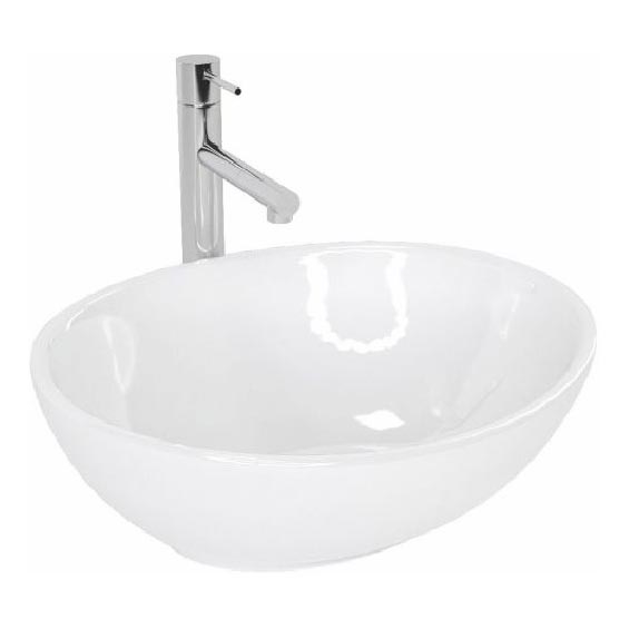 REA-U0133 - Lavabo sobre encimera SOFIA 34,5x41 cm cerámica/blanco brillante