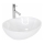 REA-U0133 - Lavabo sobre encimera SOFIA 34,5x41 cm cerámica/blanco brillante