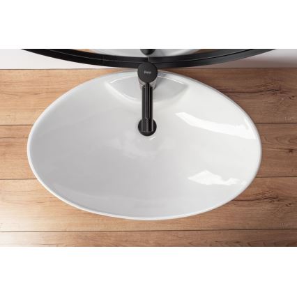 REA-U0160 - Lavabo sobre encimera ROSA 38,5x58,5 cm cerámica/blanco brillante