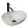 REA-U0165 - Lavabo para encimera SOFIA 34,5x41 cm cerámica/piedra clara