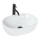 REA-U0416 - Lavabo para encimera AMELIA 34,5x48 cm cerámica/blanco brillante