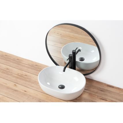 REA-U0416 - Lavabo para encimera AMELIA 34,5x48 cm cerámica/blanco brillante