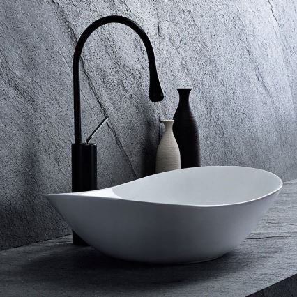 REA-U0441 - Lavabo sobre encimera ROYAL 35,5x61,5 cm cerámica/blanco brillante