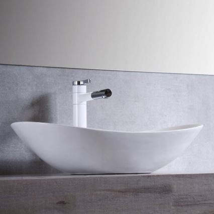 REA-U0441 - Lavabo sobre encimera ROYAL 35,5x61,5 cm cerámica/blanco brillante
