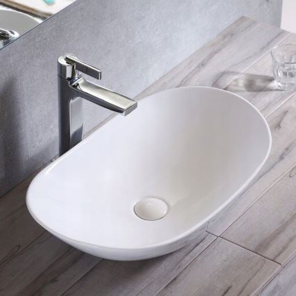 REA-U0441 - Lavabo sobre encimera ROYAL 35,5x61,5 cm cerámica/blanco brillante