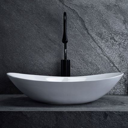 REA-U0441 - Lavabo sobre encimera ROYAL 35,5x61,5 cm cerámica/blanco brillante