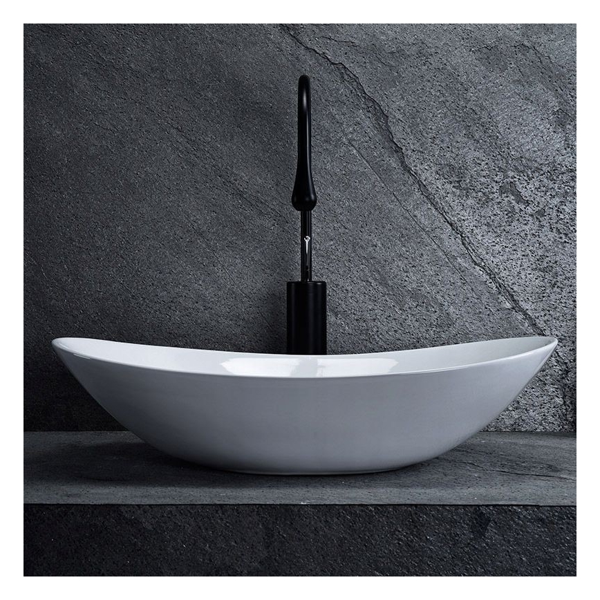 REA-U0441 - Lavabo sobre encimera ROYAL 35,5x61,5 cm cerámica/blanco brillante
