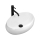 REA-U0462 - Lavabo de encimera LINDA 34x48,5 cm cerámica/blanco brillante