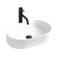 REA-U0603 - Lavabo sobre encimera VANDA 31x49 cm cerámica/blanco brillante