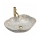 REA-U0620 - Lavabo sobre encimera PEARL 38x50,5 cm cerámica/gris/beige/efecto piedra