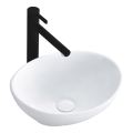 REA-U0623 - Lavabo para encimera SOFIA MINI 27x34 cm cerámica/blanco brillante