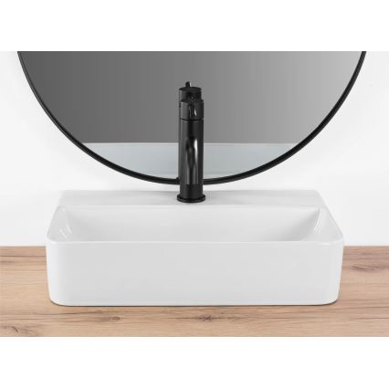 REA-U0630 - Lavabo para encimera/suspendido NAOMI 28,5x45,5 cm cerámica/blanco