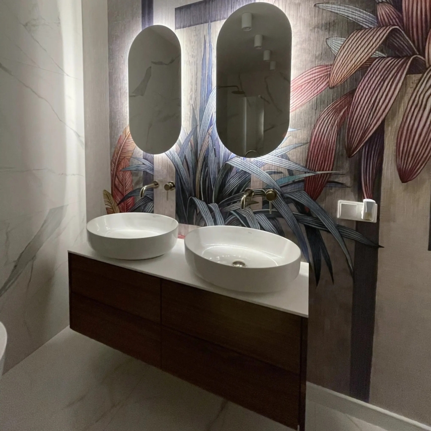 REA-U1223 - Lavabo sobre encimera QUEEN 41,5x55 cm cerámica/blanco brillante