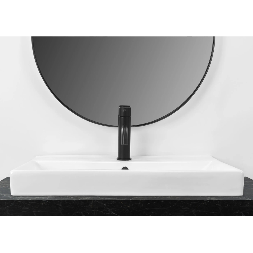 REA-U3326 - Lavabo encastrado MANDY 46x60 cm cerámica/blanco brillante