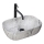 REA-U3800 - Lavabo para encimera LIVIA 33,5x46,5 cm cerámica/gris/imitación de piedra