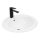 REA-U4122 - Lavabo encastrado DALIA 46x51,5 cm cerámica/blanco brillante