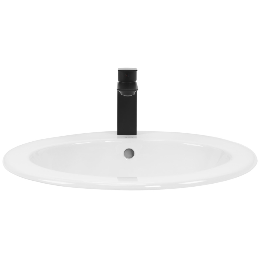 REA-U4122 - Lavabo encastrado DALIA 46x51,5 cm cerámica/blanco brillante