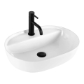REA-U4620 - Lavabo sobre encimera AURA 38,5x50,5 cm cerámica/blanco brillante