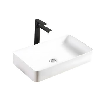 REA-U4800 - Lavabo para encimera DENIS 35x61,5 cm cerámica/blanco brillante