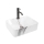 REA-U5052 - Lavabo sobre encimera KELLY 38x49 cm cerámica/blanco/efecto mármol