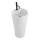 REA-U5635 - Lavabo exento BLANKA 85x40 cm cerámica/blanco brillante