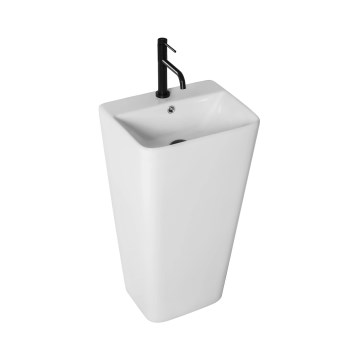 REA-U5637 - Lavabo exento ARIS 37,5x44 cm cerámica/blanco brillante