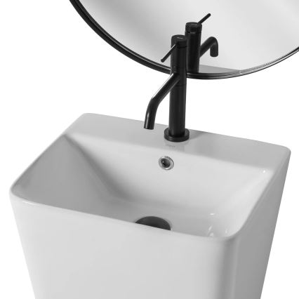 REA-U5637 - Lavabo exento ARIS 37,5x44 cm cerámica/blanco brillante