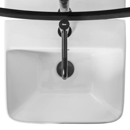 REA-U5637 - Lavabo exento ARIS 37,5x44 cm cerámica/blanco brillante