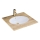 REA-U6330 - Lavabo encastrado NEL 39 x 47,5 cm, cerámica/blanco brillante
