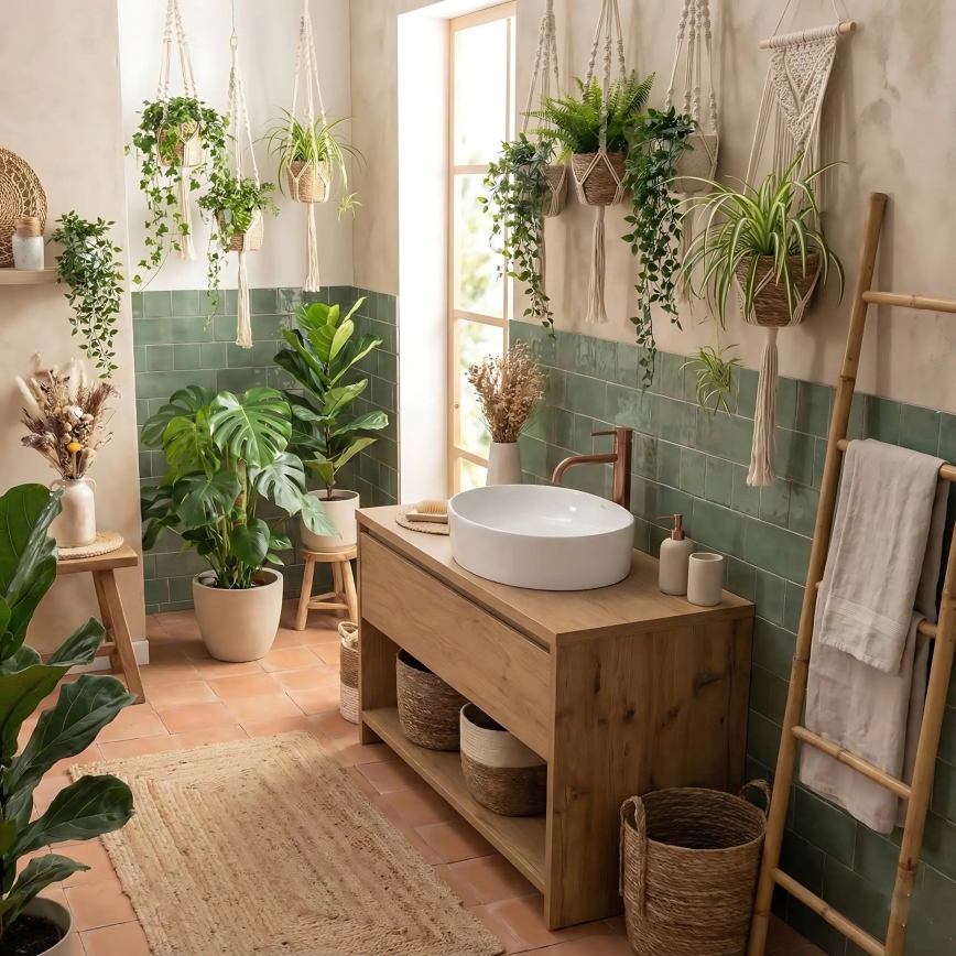 REA-U6370 - Lavabo sobre encimera JOANA 38,5 x 50,5 cm cerámica/blanco brillante