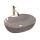 REA-U6380 - Lavabo para encimera LISA 35x49 cm cerámica/marrón brillante